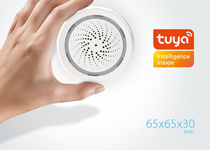S-LINK Swapp SL-EG03 Isı ve Nem Göstergeli Kablosuz Siren