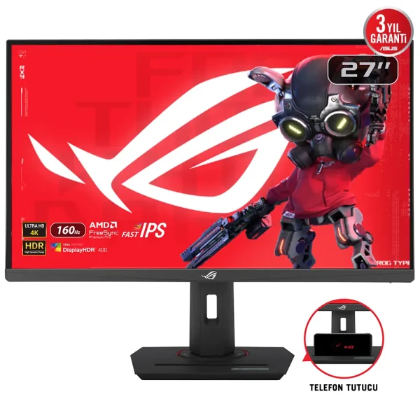 ASUS 27" FAST IPS ROG STRIX XG27UCS 1MS 160Hz HDMI-DP-TYPE-C Gaming Monitör (3840 X 2160)