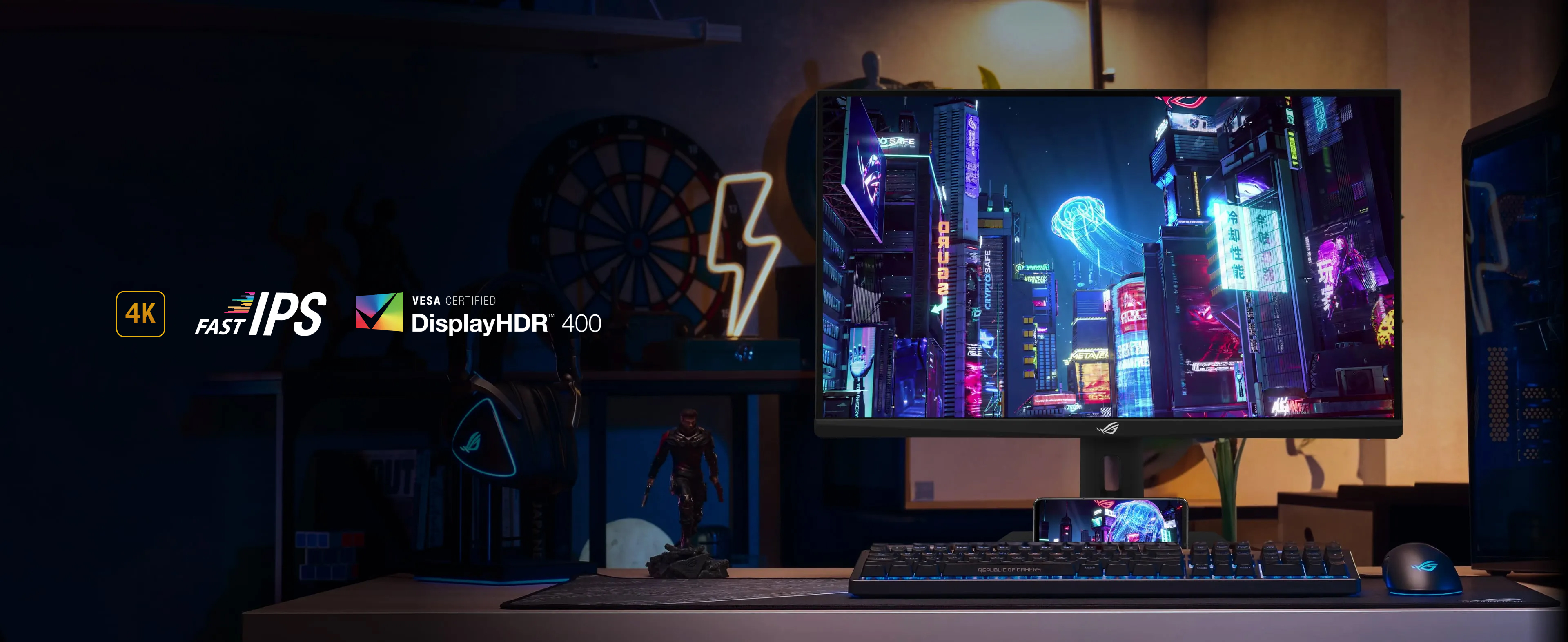 ASUS 27" FAST IPS ROG STRIX XG27UCS 1MS 160Hz HDMI-DP-TYPE-C Gaming Monitör (3840 X 2160)