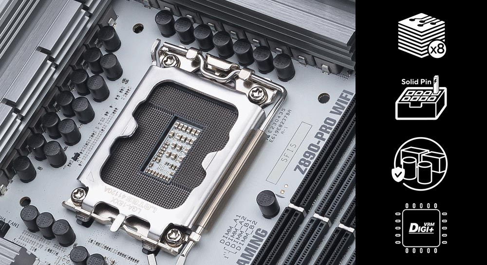 ASUS TUF GAMING Z890-PRO WIFI7 DDR5 THUNDERBOLT-HDMI DP PCIE 5.0 1851p ATX
