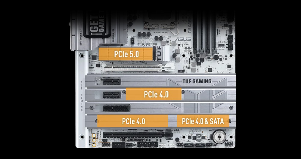 ASUS TUF GAMING Z890-PRO WIFI7 DDR5 THUNDERBOLT-HDMI DP PCIE 5.0 1851p ATX