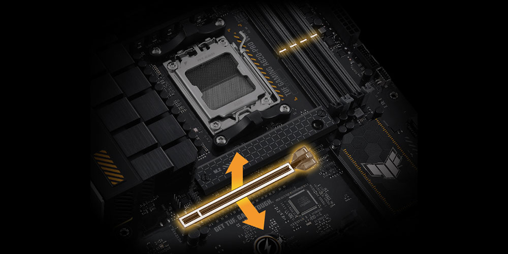 ASUS TUF A620-PRO GAMING WIFI-6 DDR5 HDMI DP PCIE 4.0 AM5 ATX