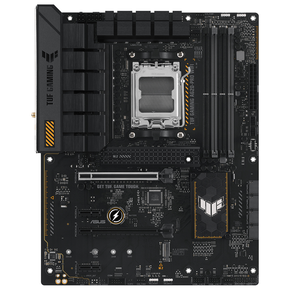 ASUS TUF A620-PRO GAMING WIFI-6 DDR5 HDMI DP PCIE 4.0 AM5 ATX