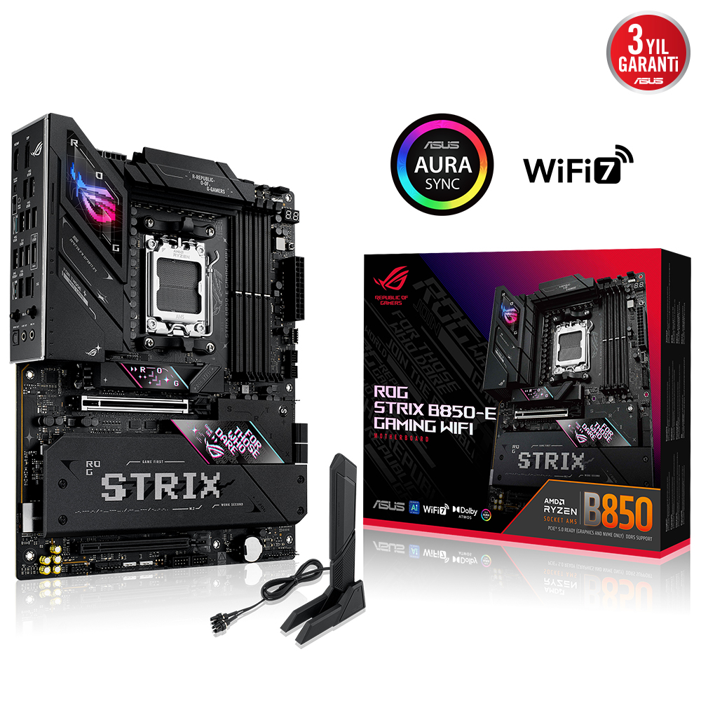 ASUS ROG STRIX B850-E GAMING WIFI-7 DDR5 HDMI DP PCIE 5.0 AM5 ATX / 90MB1J60-M0EAY0