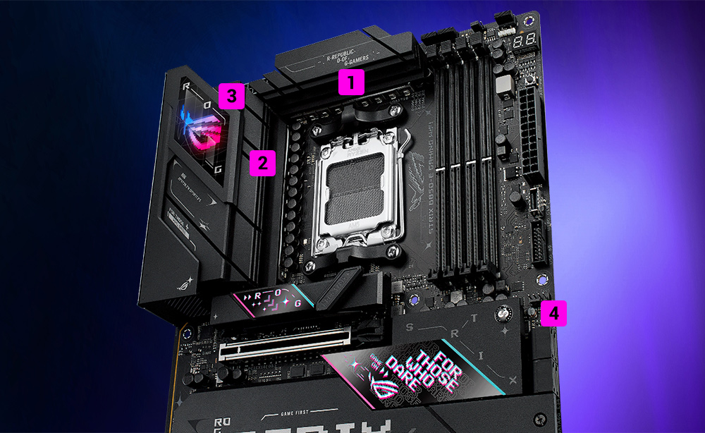 ASUS ROG STRIX B850-E GAMING WIFI-7 DDR5 HDMI DP PCIE 5.0 AM5 ATX / 90MB1J60-M0EAY0