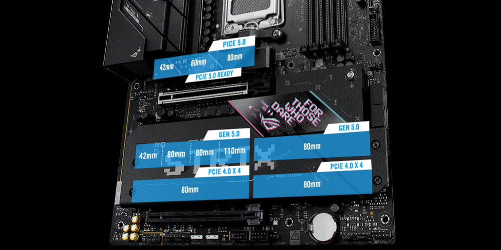 ASUS ROG STRIX B850-E GAMING WIFI-7 DDR5 HDMI DP PCIE 5.0 AM5 ATX / 90MB1J60-M0EAY0