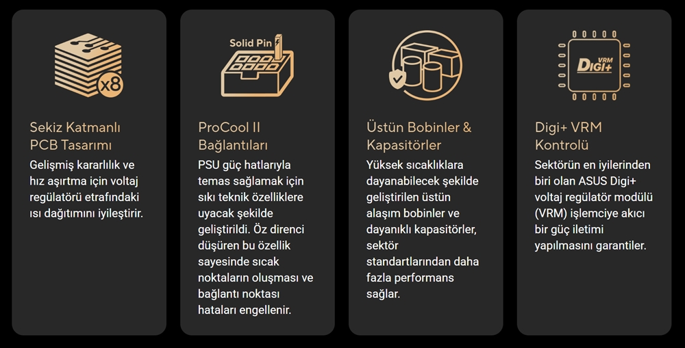 ASUS PRO WS B850-ACE SE WIFI7 DDR5 HDMI DP PCIE 5.0 AM5 ATX İş İstasyonu Anakartı