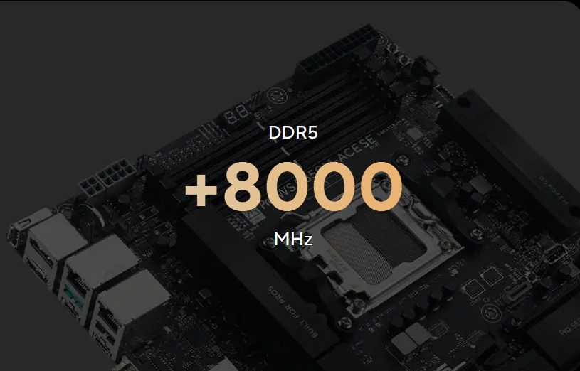 ASUS PRO WS B850-ACE SE WIFI7 DDR5 HDMI DP PCIE 5.0 AM5 ATX İş İstasyonu Anakartı