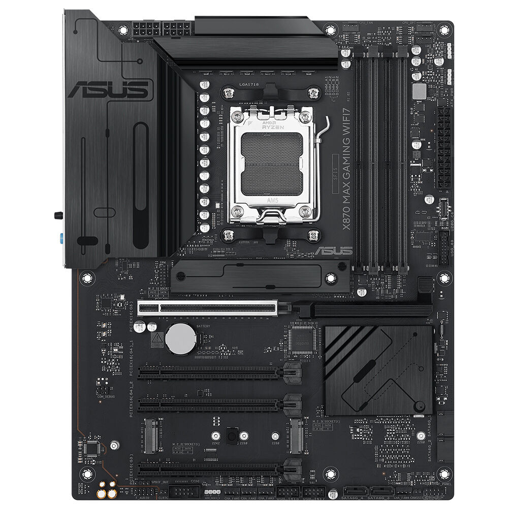 ASUS X870 MAX GAMING WIFI7 DDR5 HDMI DP PCIE 5.0 AM5 ATX