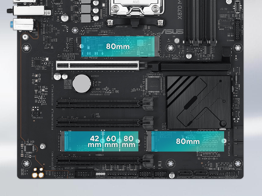ASUS X870 MAX GAMING WIFI7 DDR5 HDMI DP PCIE 5.0 AM5 ATX