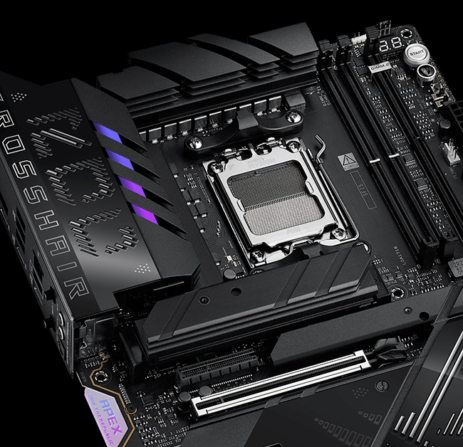 ASUS ROG CROSSHAIR X870E APEX DDR5 TYPE-C PCIE 5.0 AM5 ATX