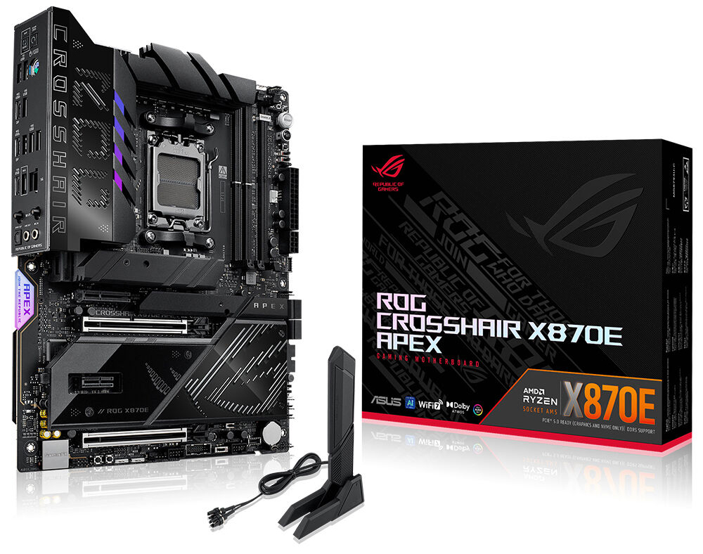 ASUS ROG CROSSHAIR X870E APEX DDR5 TYPE-C PCIE 5.0 AM5 ATX
