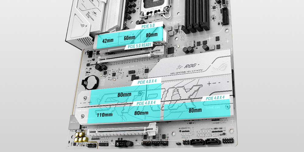 ASUS ROG STRIX B860-A GAMING WIFI7 DDR5 HDMI DP PCIE 5.0 1851p ATX