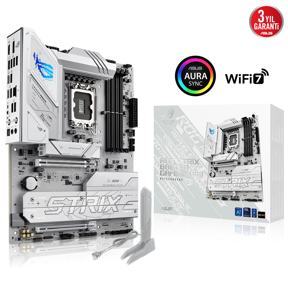 ASUS ROG STRIX B860-A GAMING WIFI7 DDR5 HDMI DP PCIE 5.0 1851p ATX