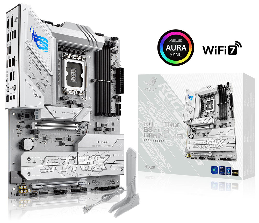 ASUS ROG STRIX B860-A GAMING WIFI7 DDR5 HDMI DP PCIE 5.0 1851p ATX