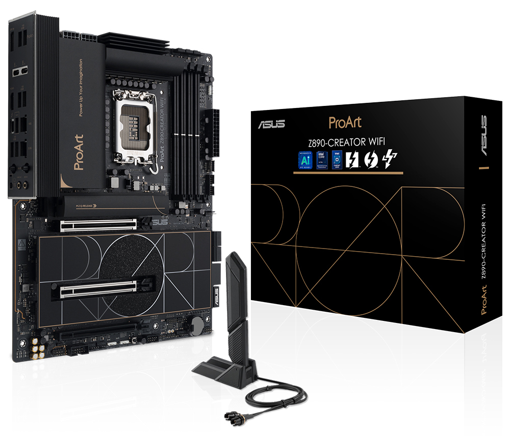 ASUS PROART Z890 CREATOR WIFI-7 DDR5 HDMI DP PCIE 5.0 1851p ATX