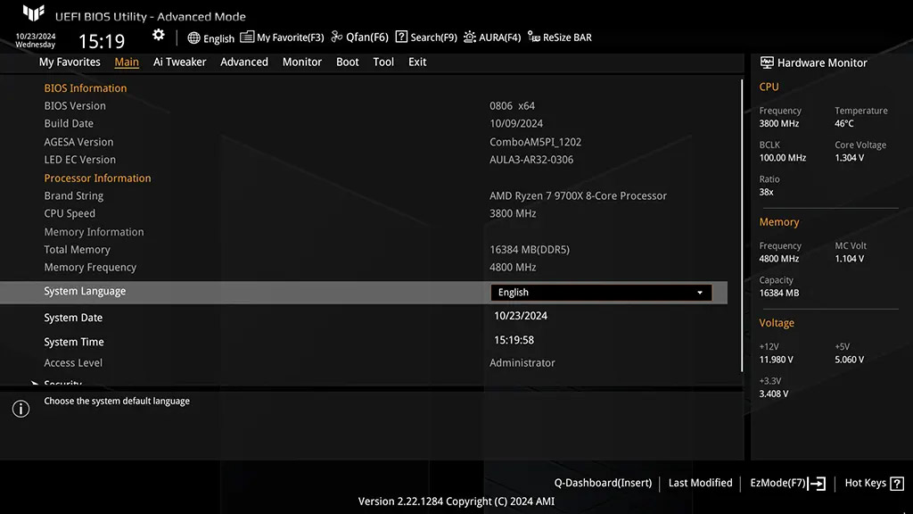 ASUS TUF GAMING A620AM-PLUS WIFI DDR5 HDMI DP PCIe 16X v4.0 AM5 mATX