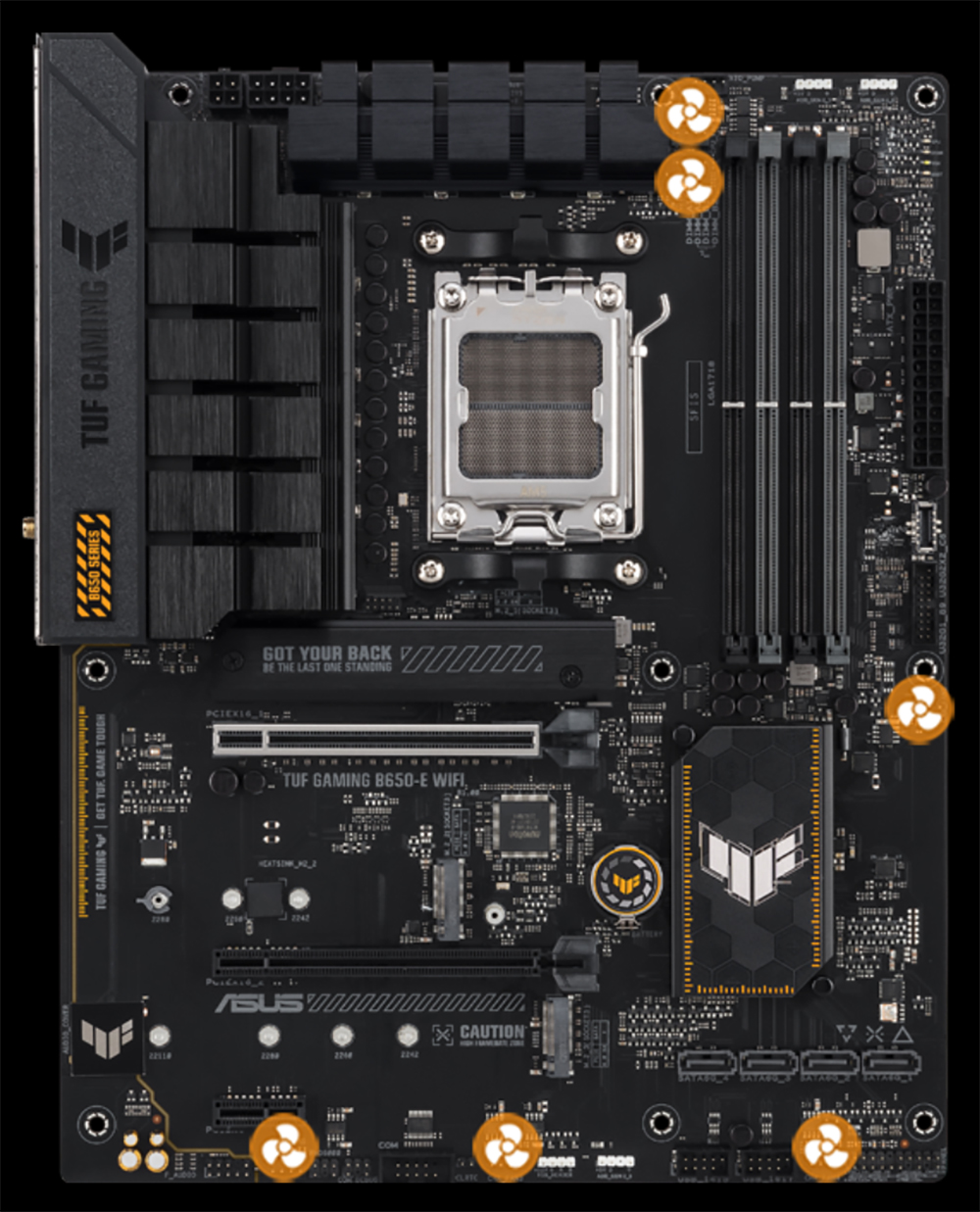ASUS TUF GAMING B650-E WIFI-6E DDR5 HDMI DP PCIE 4.0 AM5 ATX