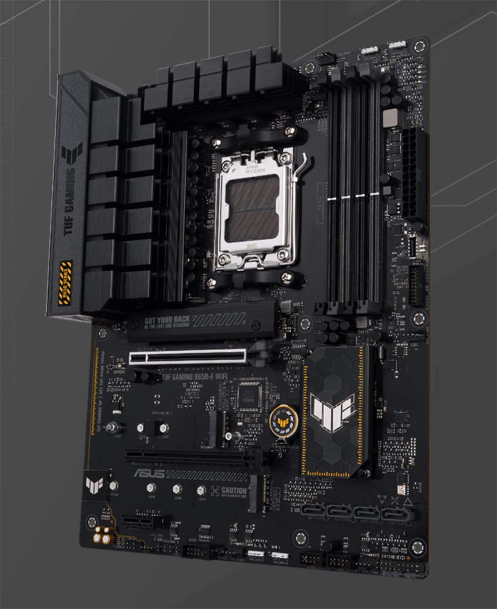 ASUS TUF GAMING B650-E WIFI-6E DDR5 HDMI DP PCIE 4.0 AM5 ATX