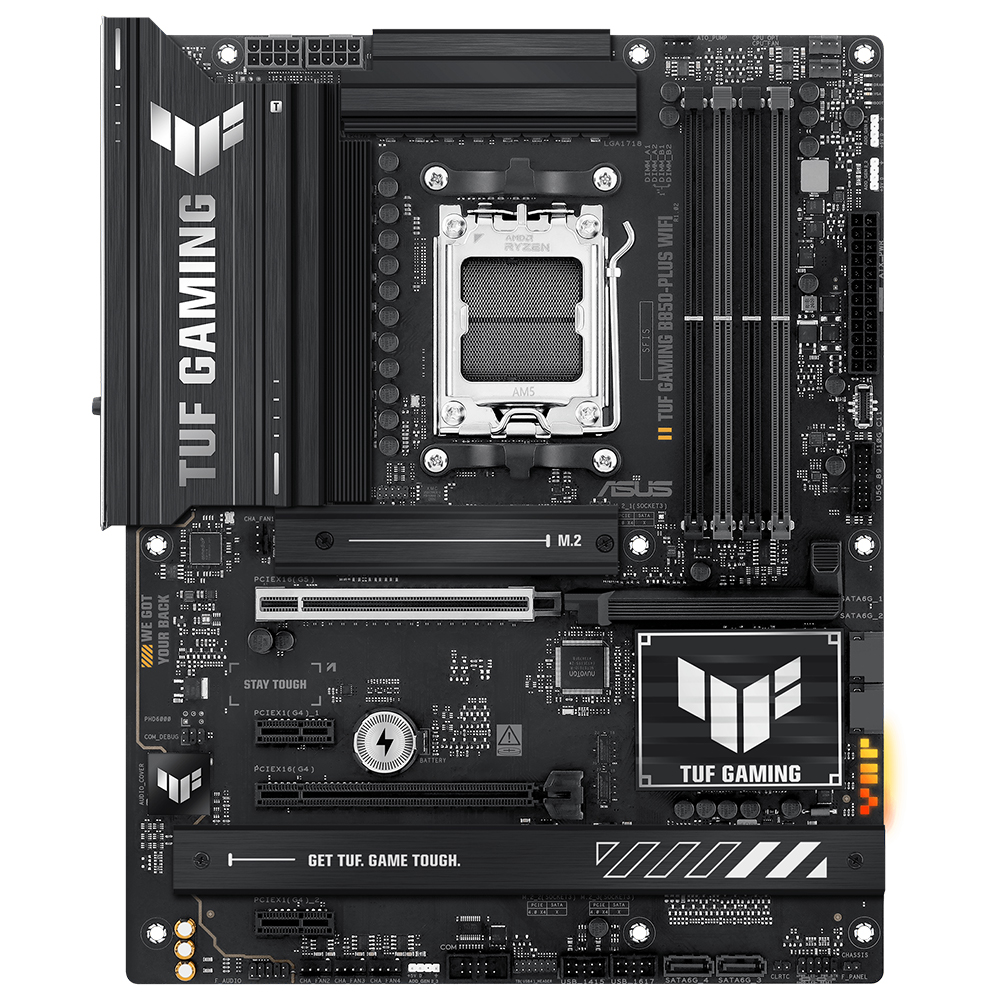 ASUS TUF GAMING B850-PLUS WIFI7 DDR5 HDMI DP PCIE 5.0 AM5 ATX