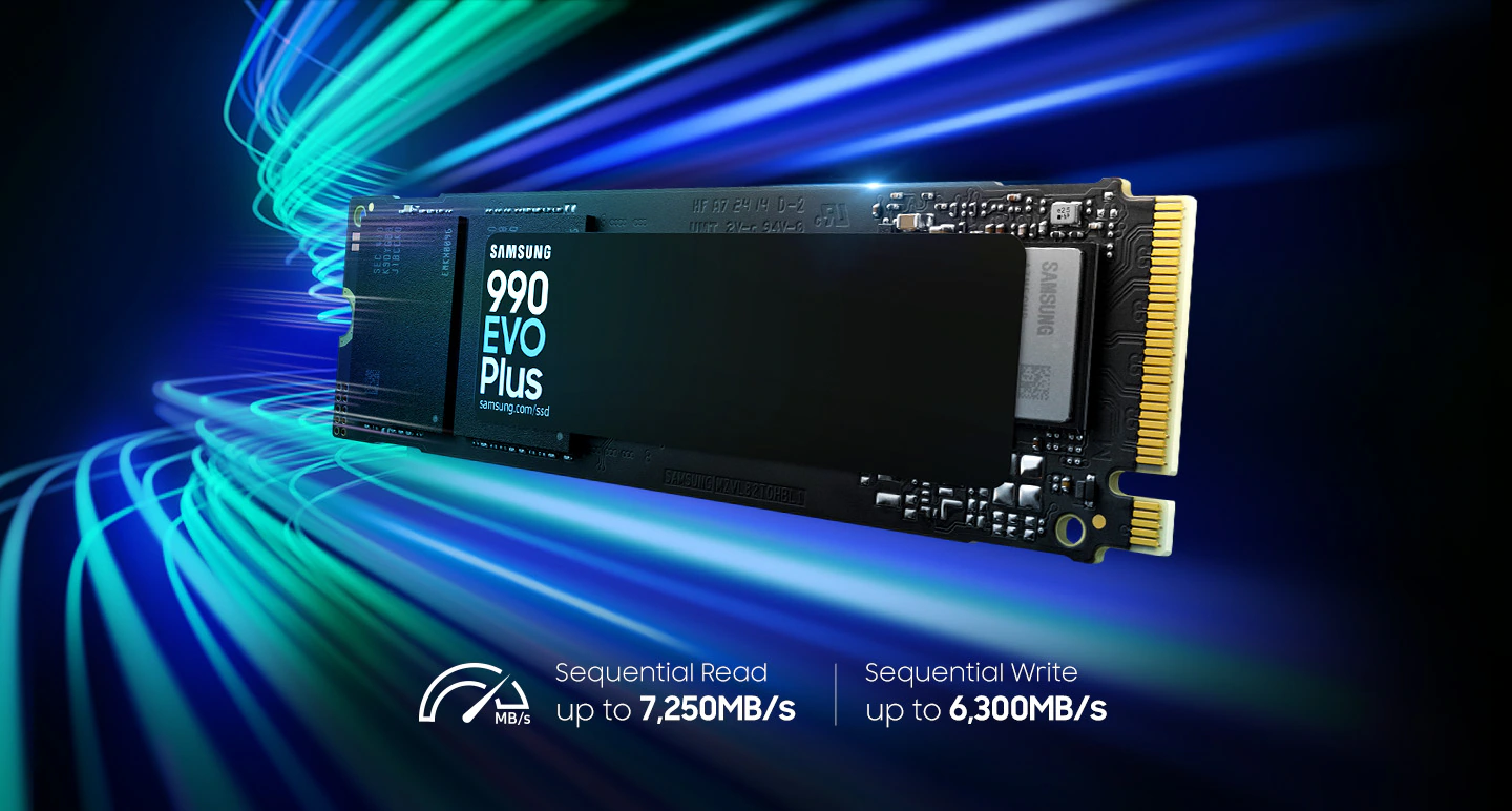 SAMSUNG 4TB 990 EVO PLUS MZ-V9S4T0BW 7250- 6300MB/s M2 NVME GEN4 Disk