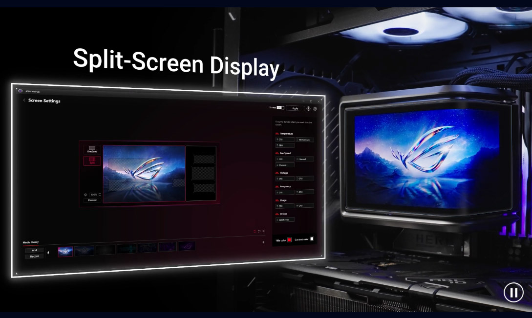ASUS ROG RYUO IV SLC 360MM ARGB SIVI İŞLEMCİ SOGUTUCUSU