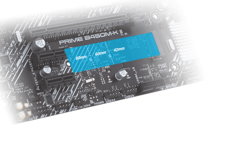 ASUS PRIME B450M-K II DDR4 M2 PCIe NVME DVI PCIe 16X v3.0 AM4 mATX