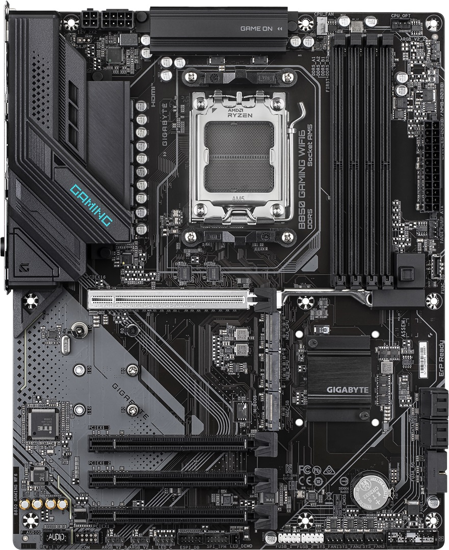 GIGABYTE B850 GAMING WIFI6 DDR5 HDMI DP PCIE 5.0 AM5 ATX