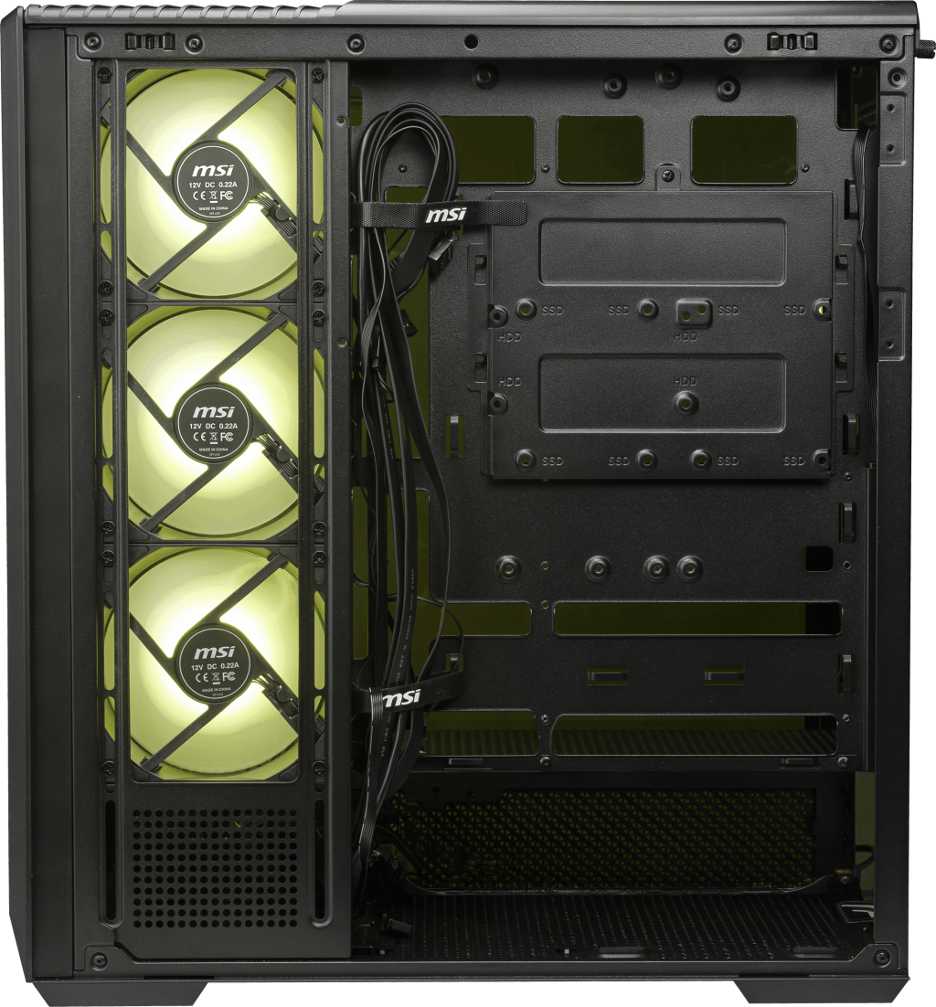 MSI MAG PANO 130R PZ PANORAMIK GAMING MID-TOWER PC KASASI SİYAH