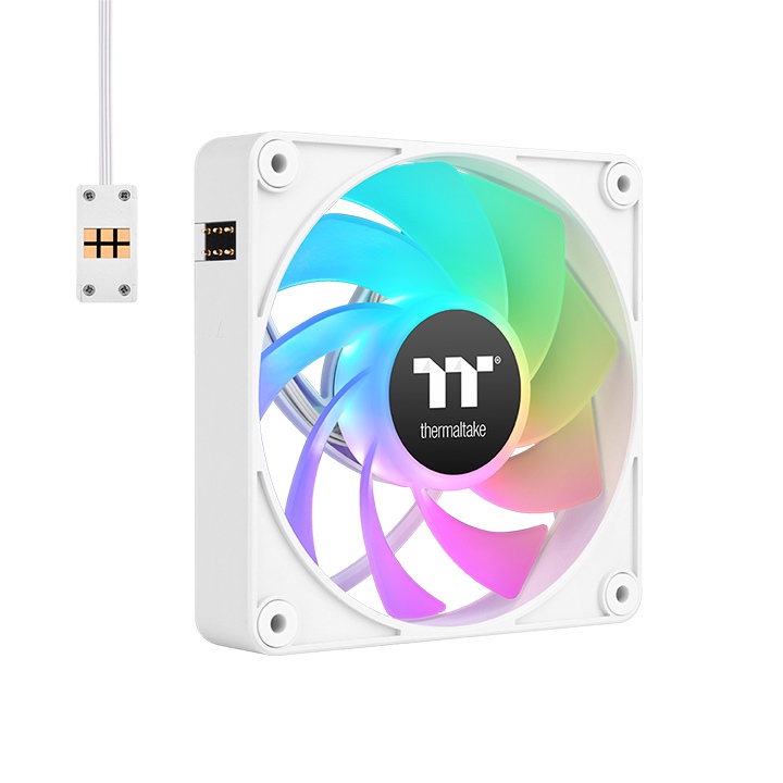 THERMALTAKE CT140 EX Reserve Beyaz CL-F195-PL14SW-A ARGB Manyetik Modüler Fan Kiti 3-lü paket ikinci görünüm