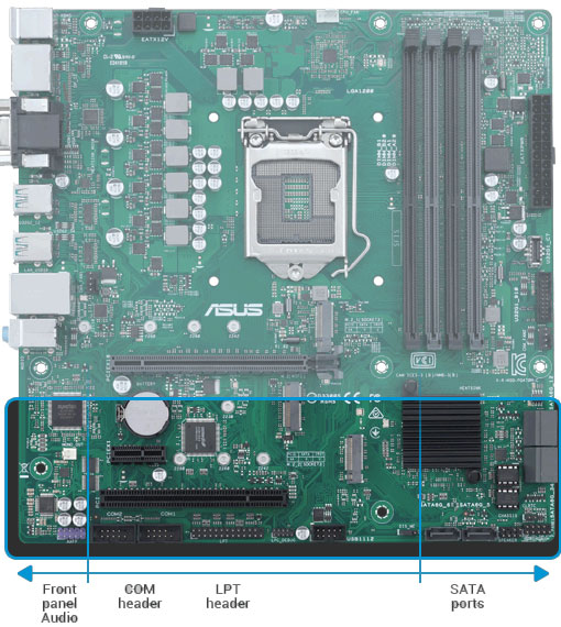 ASUS PRO H810M-C CSM DDR5 HDMI DP PCIE 4.0 1851p mATX