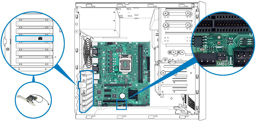 ASUS PRO H810M-C CSM DDR5 HDMI DP PCIE 4.0 1851p mATX