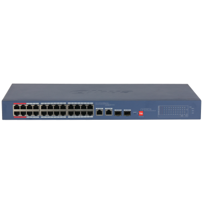 DAHUA 24port CS4226-24ET-240 10/100 2-SFP 240W Cloud PoE Switch