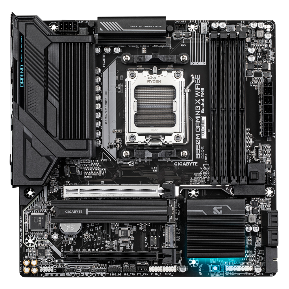 GIGABYTE B850M GAMING X WIFI6E DDR5 HDMI DP PCIE 5.0 AM5 mATX