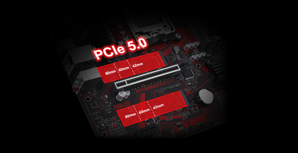 ASUS EX-B650M-V7 DDR5 HDMI PCIE 5.0 AM5 mATX