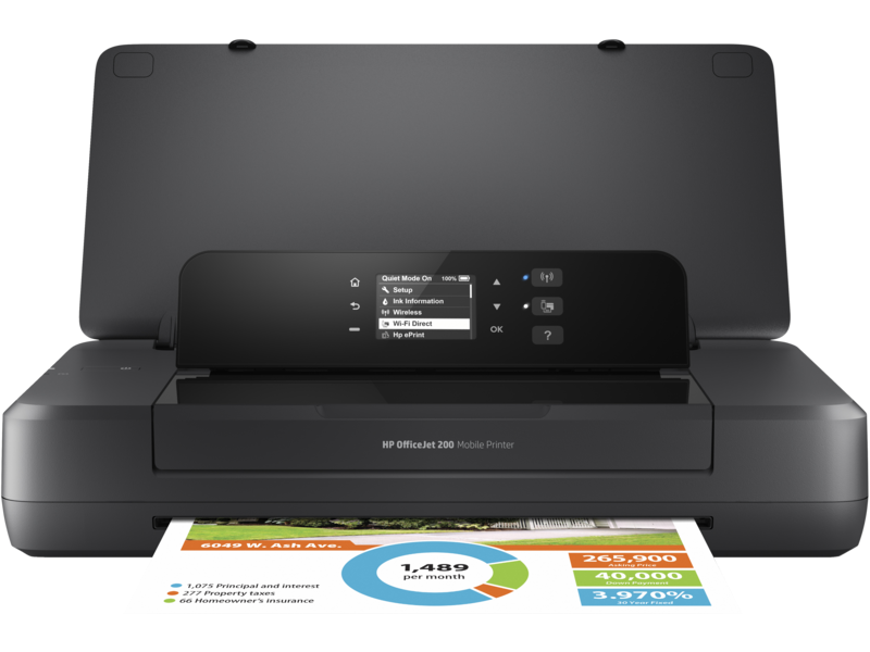 HP A4 Renkli N4K99C Officejet Taşınabilir Bataryalı Yazıcı USB 2.0,Kablosuz
