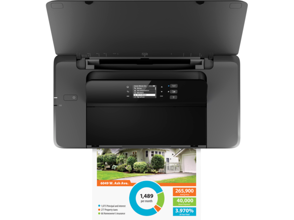 HP A4 Renkli N4K99C Officejet Taşınabilir Bataryalı Yazıcı USB 2.0,Kablosuz
