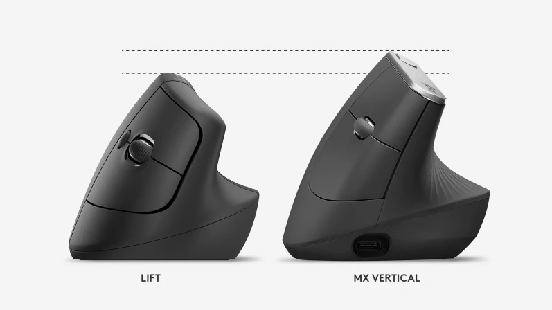 LOGITECH MX Kablosuz Dikey Siyah Mouse (910-005448)