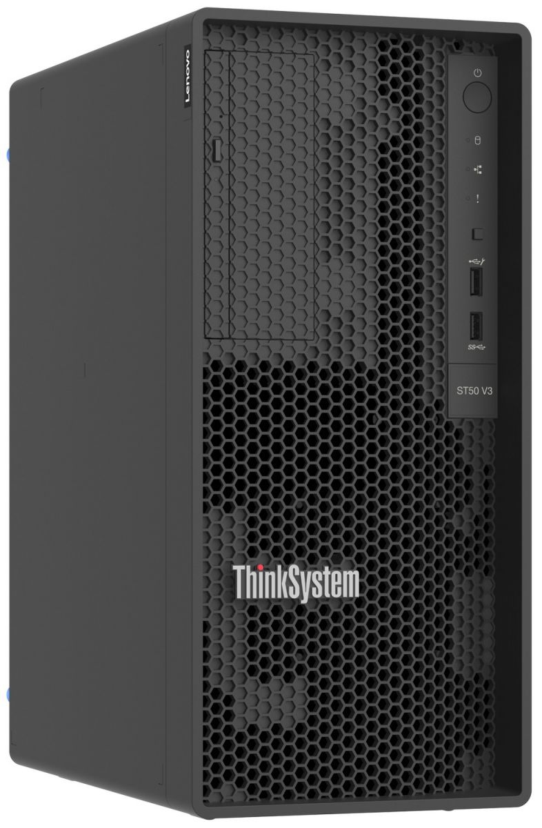 LENOVO ST50 V3 7DF3A00YEA XEON E-2434-32GB DDR5 UDIMM-2X960GB SSD 4U Tower Sunucu ikinci görünüm