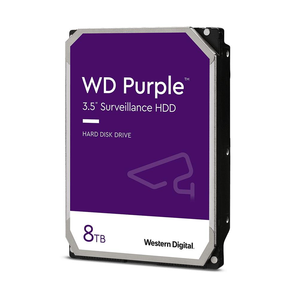 WD 3.5" 8TB PURPLE WD85PURZ 5640 RPM 256MB SATA-3 Güvenlik Diski