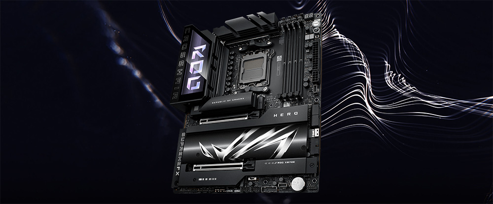 ASUS ROG CROSSHAIR X870E HERO DDR5 HDMI DP PCIE 5.0 AM5 ATX
