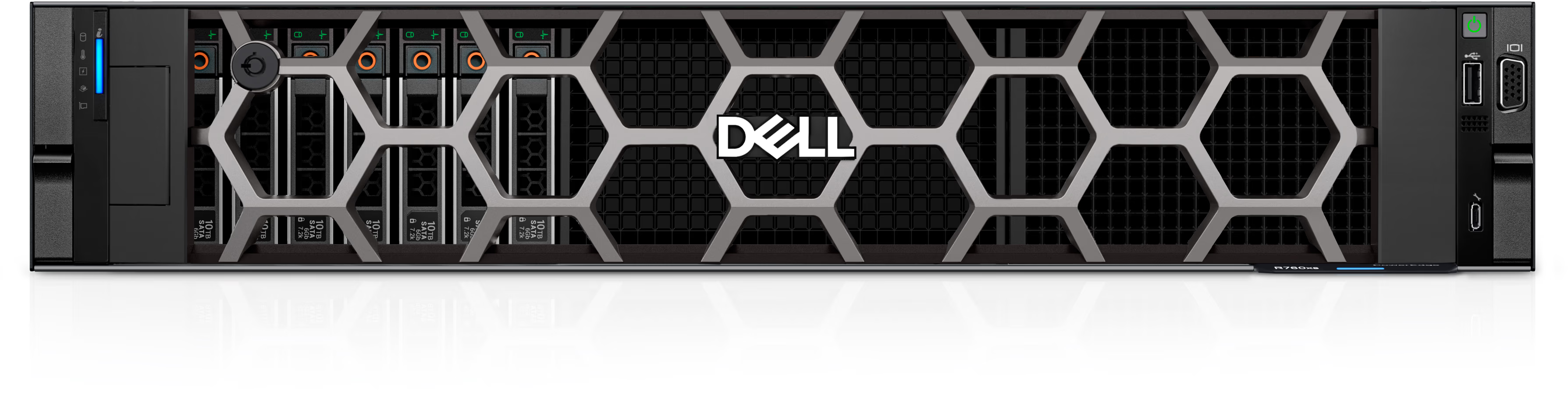 DELL POWEREDGE SILVER 4510 R760XS SPL1-32GB DDR5 RDIMM-2.4TB SAS-2x700w Rack Sunucu H755