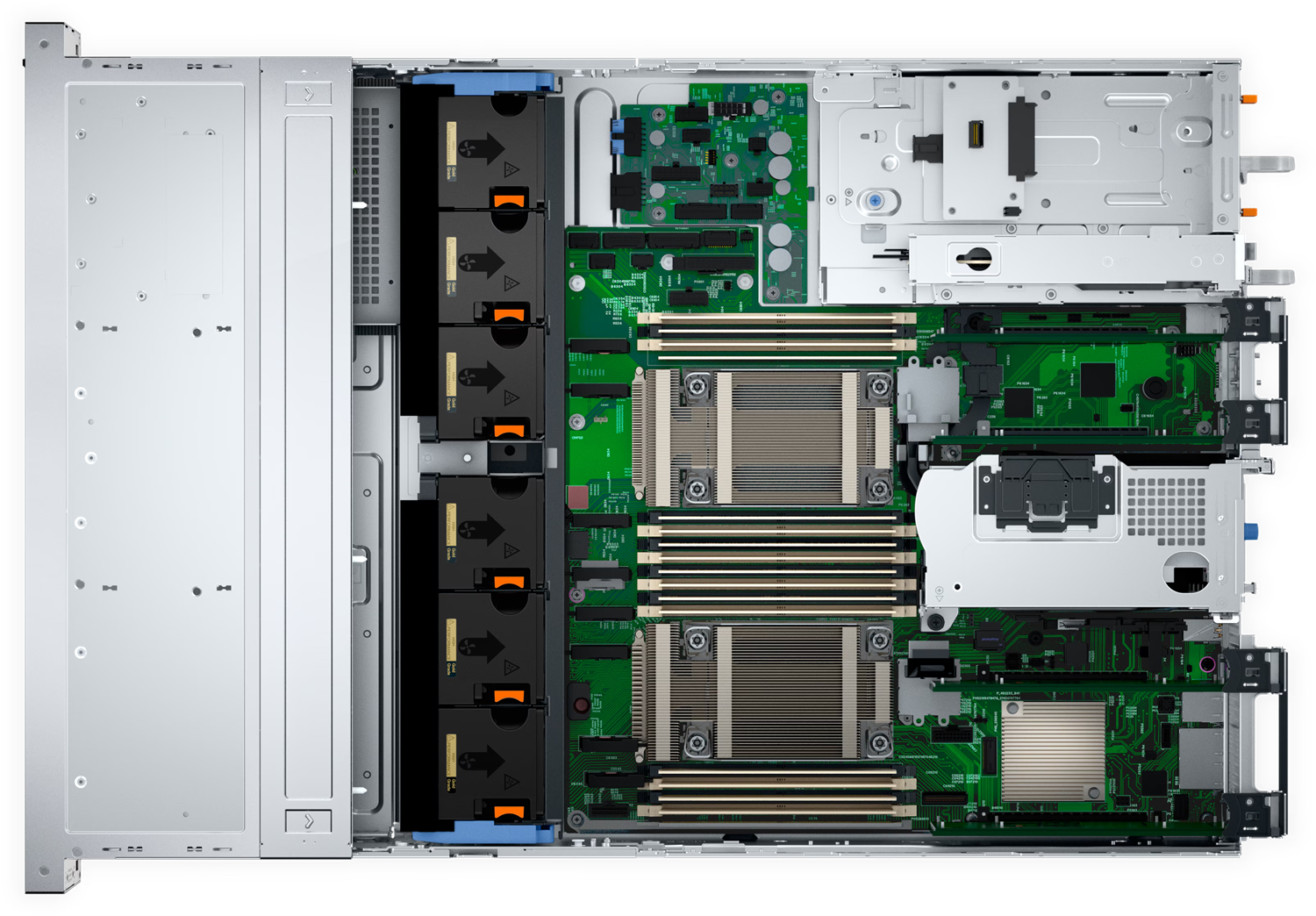 DELL POWEREDGE R760XS SPL2 SILVER 4510-32GB DDR5 RDIMM-480GB SSD-2x1100w Rack Sunucu