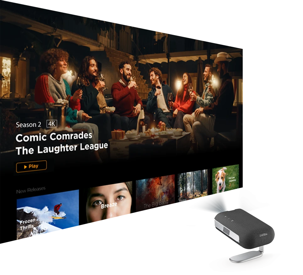 VIEWSONIC 500lümen M1 Max VS20126 1920x1080 Wıfı Kablosuz Google TV LED Projeksiyon