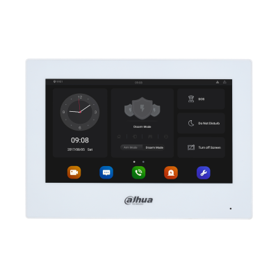 DAHUA  7" DHI-VTH5321GB(W)-W Android İP İntercom İç Mekan Monitör ikinci görünüm