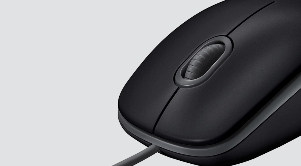 LOGITECH B110 Kablolu USB Sessiz Siyah Mouse (910-005508)