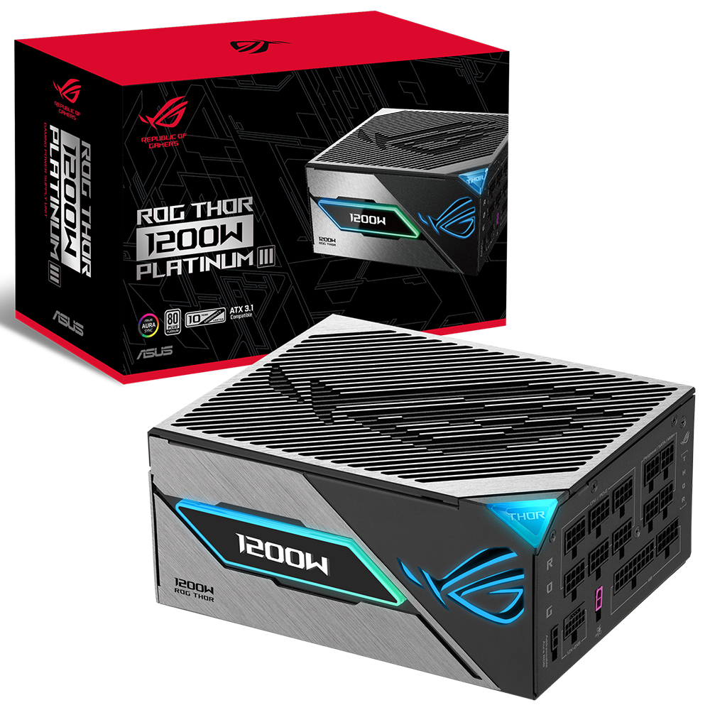 ASUS 1200W 80+ PLATINUM ROG THOR 1200P3 Tam Modüler Power Supply