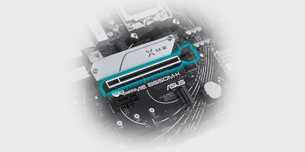 ASUS PRIME B650M-K DDR5 HDMI DP PCIe 16X v4.0 AM5 mATX