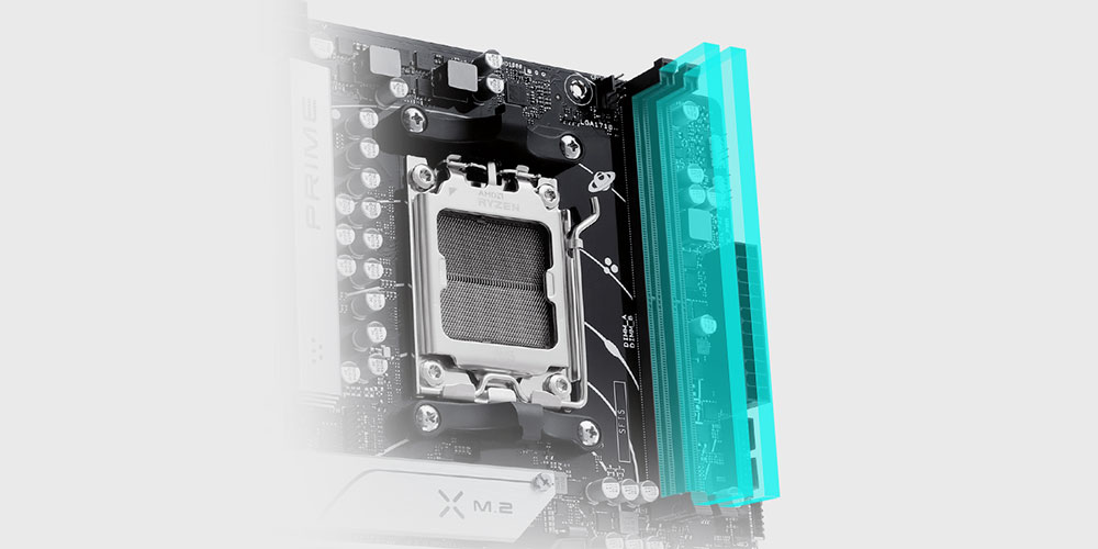 ASUS PRIME B650M-K DDR5 HDMI DP PCIe 16X v4.0 AM5 mATX