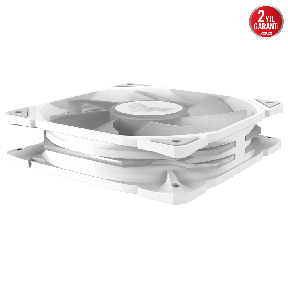 ASUS TUF GAMING TR120 REVERSE Kasa Fanı 3-lü Paket Beyaz